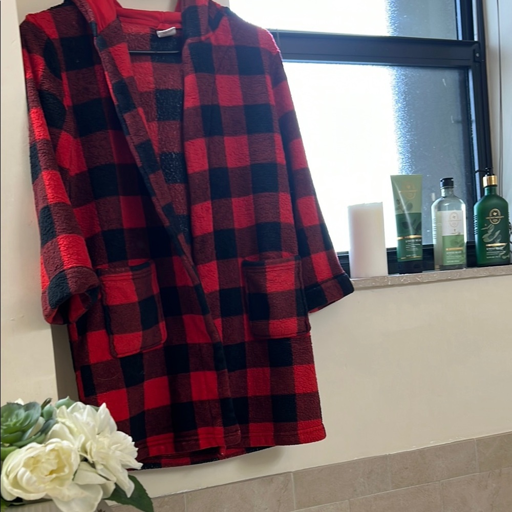 Target Red and Black Kids Pajama Robe